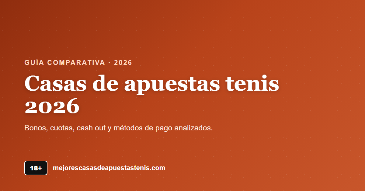 Casas de apuestas tenis